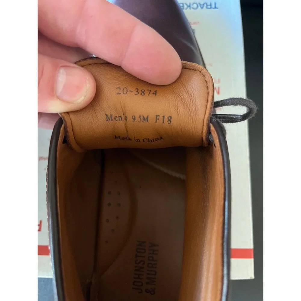 Johnston‎ & Murphy Mahogany Leather Wingtip Chukka Boots